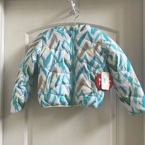 Girls size medium 5/6 bubble jacket.